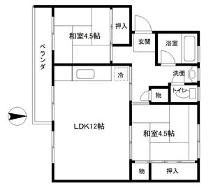 洋光台南第二 29号棟【2階】の間取り