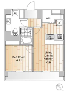 西小山ハイツ【2階】の間取り