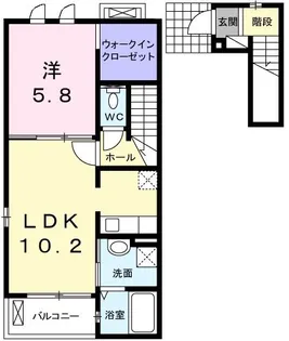 サニー【2階】の間取り