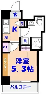 アーバングレース市川【5階】の間取り