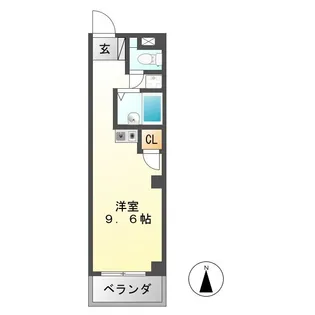 エレガンスみやもと【3階】の間取り