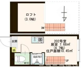 clavel【2階】の間取り