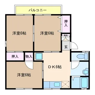 セジュールサクライ【2階】の間取り