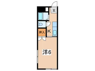 ビュ-ハイツ第1【2階】の間取り