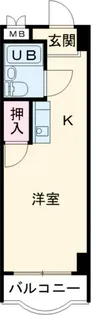 ベルメゾン鳴海【5階】の間取り