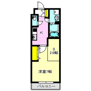 カーサアネーロ【3階】の間取り