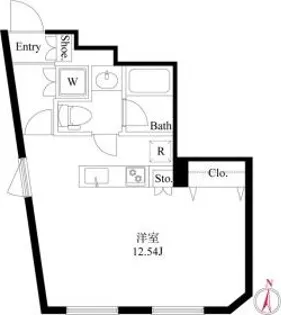 メゾンベルヴィ下北沢【3階】の間取り