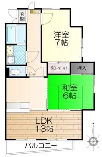 ドリームA棟【1階】の間取り