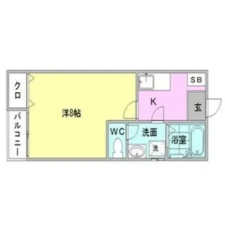 クレフラスト東山【2階】の間取り