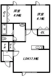 GLODIA(グローディア)【2階】の間取り