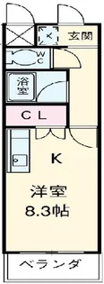 ゴールドマンション安井【3階】の間取り