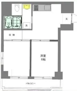 ハイム秋葉原【5階】の間取り