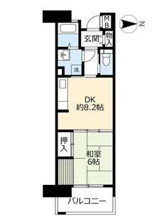 URルネシティ新在家南町【10階】の間取り