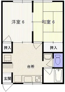 グリーンハイツ・I【1階】の間取り
