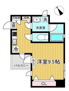 レスペランス【6階】の間取り
