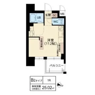 DOUBLE NINE RESIDENCE TENNOJIMINAMI【10階】の間取り