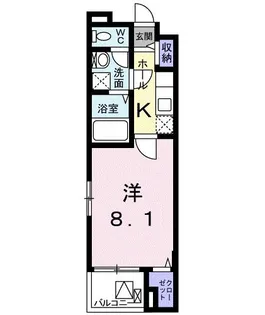 グランコート【4階】の間取り