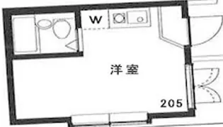 アーバンスクエア沼袋A【2階】の間取り