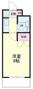 中沢CHG(シティハイツガーデン)【3階】の間取り