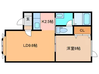 MY HOUSE GOOD RIVER【2階】の間取り