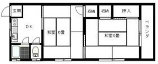コーポ86【2階】の間取り