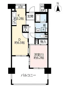 URグリーンヒルズ東久留米【1階】の間取り