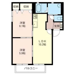 エイコーンG【2階】の間取り