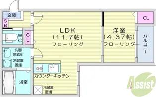 Resonant Square【2階】の間取り
