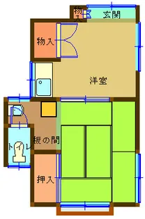 太田荘【1階】の間取り