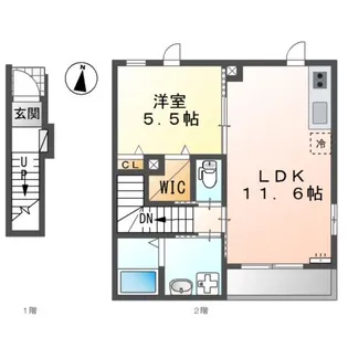 マウハウス【2階】の間取り