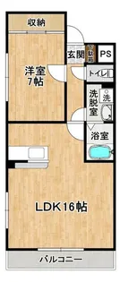 プラネット春日【2階】の間取り