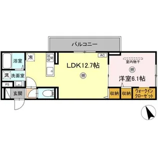PREMILIFE大在浜EAST【1階】の間取り