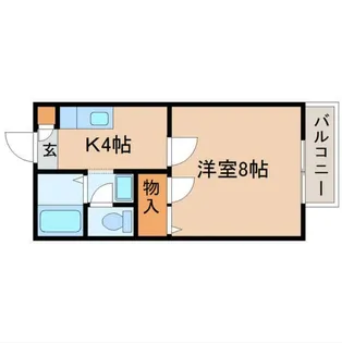 ソレアード【1階】の間取り