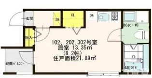 シャルムメゾン【3階】の間取り