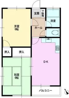 駒形ハイム【2階】の間取り