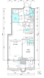 パークタワー勝どき ミッド棟【40階】の間取り