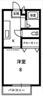 エクセレントハイツフローラ【2階】の間取り