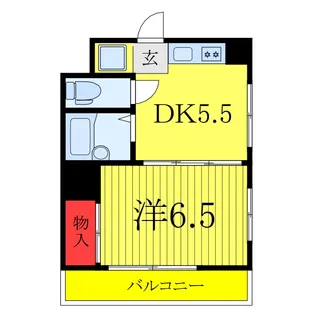 メゾン王城【6階】の間取り