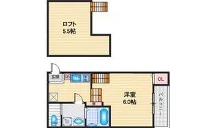 ベルクレスト本陣【1階】の間取り