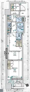 GENOVIA阪東橋IIskygarden【8階】の間取り