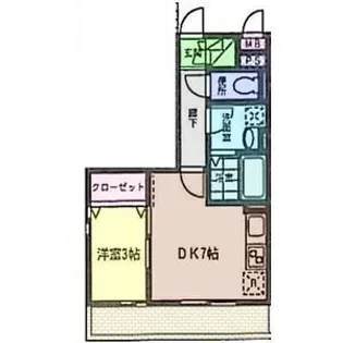 プロムナードI【2階】の間取り