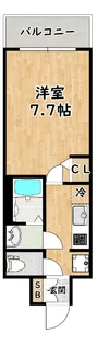 MJC大阪ラフィーネ【6階】の間取り