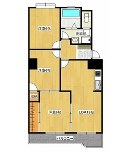 エミナンス弥富が丘B棟【2階】の間取り
