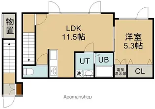 ウッディハウス【2階】の間取り