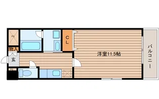 パームクレスト高森【4階】の間取り