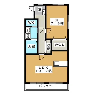 アルバクオーレ A棟【2階】の間取り