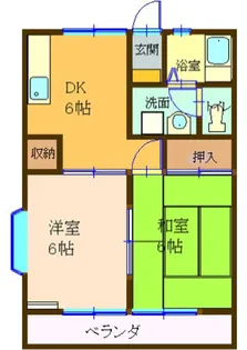 セカンドベル【2階】の間取り