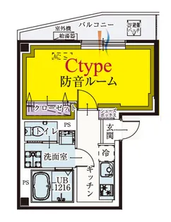 b’CASA九品仏【2階】の間取り