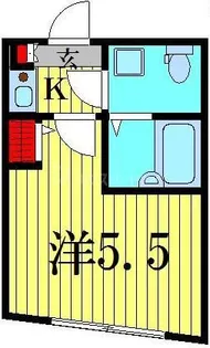 ルミエール四ツ木【2階】の間取り