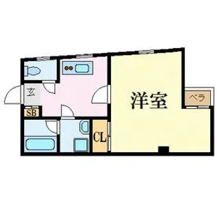 Bellheim Gifu【1階】の間取り